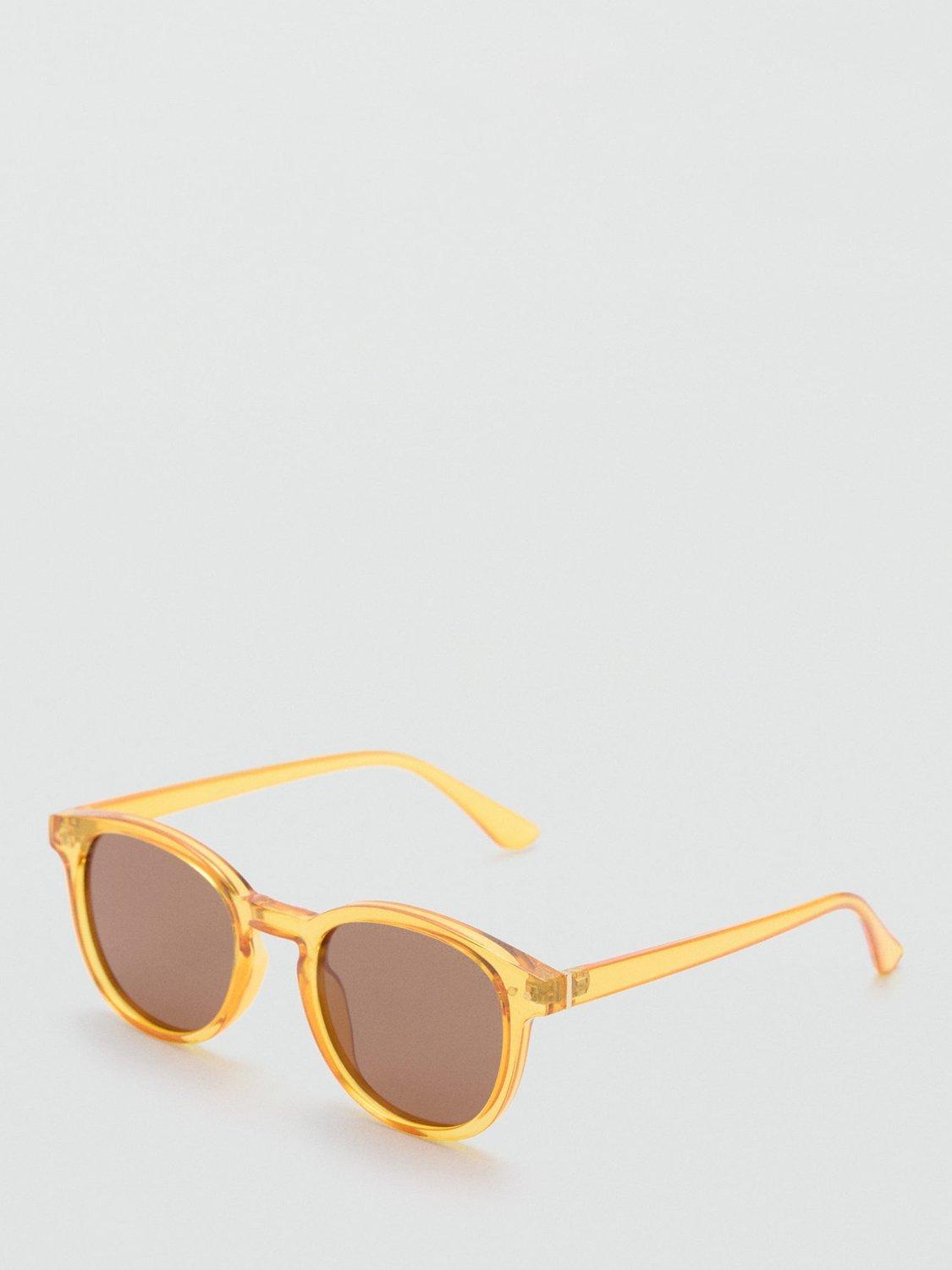 Dark yellow sunglasses sale