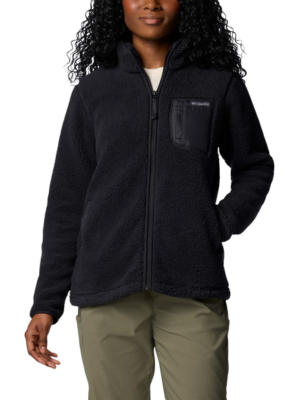 Columbia West Bend Full Zip Fleece Jacket, Black, Black