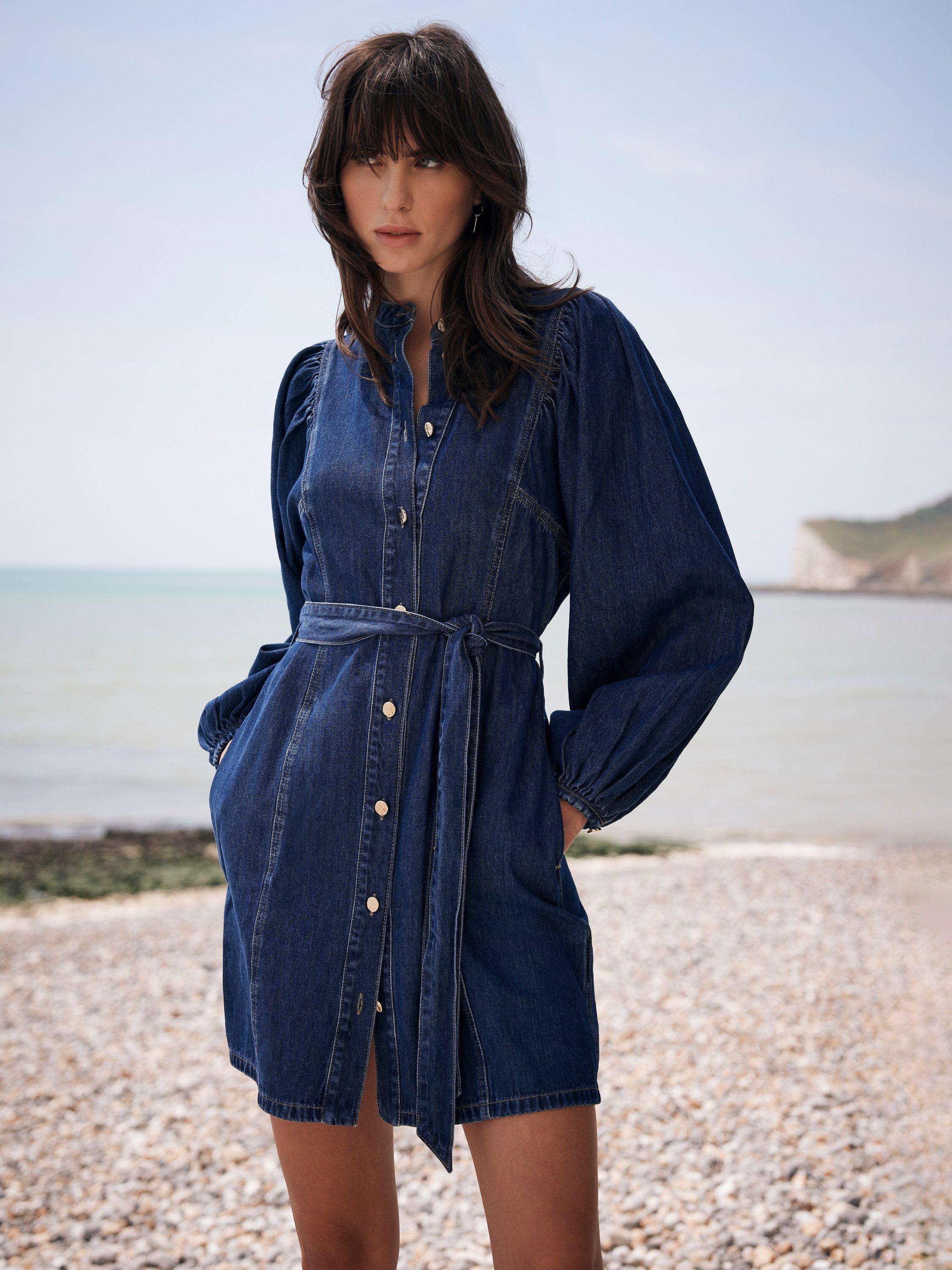 John lewis denim dress best sale