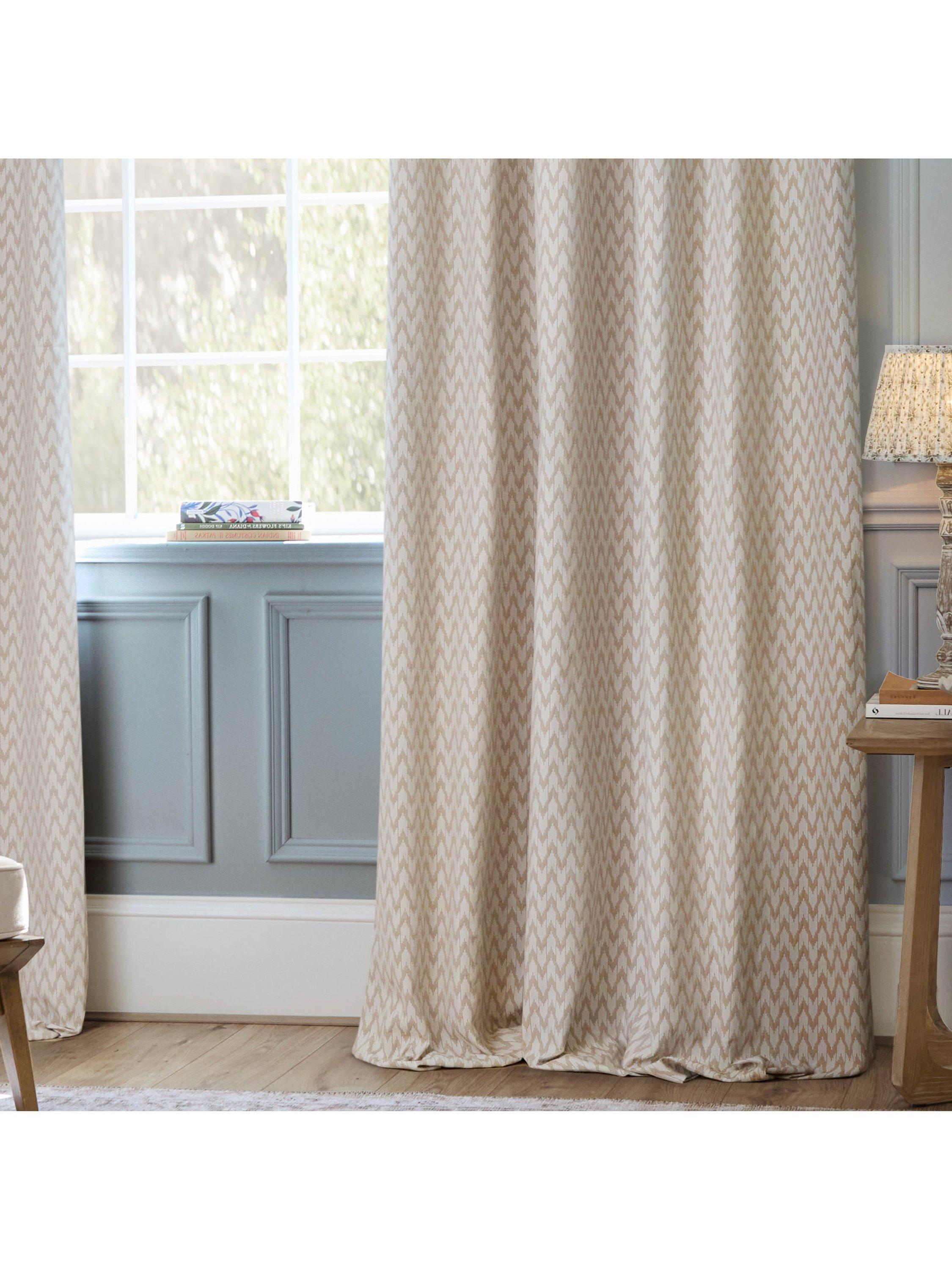 Drapery - Length - Arthur offers Sanderson - Linen - England - Design fabric - One Lined curtain