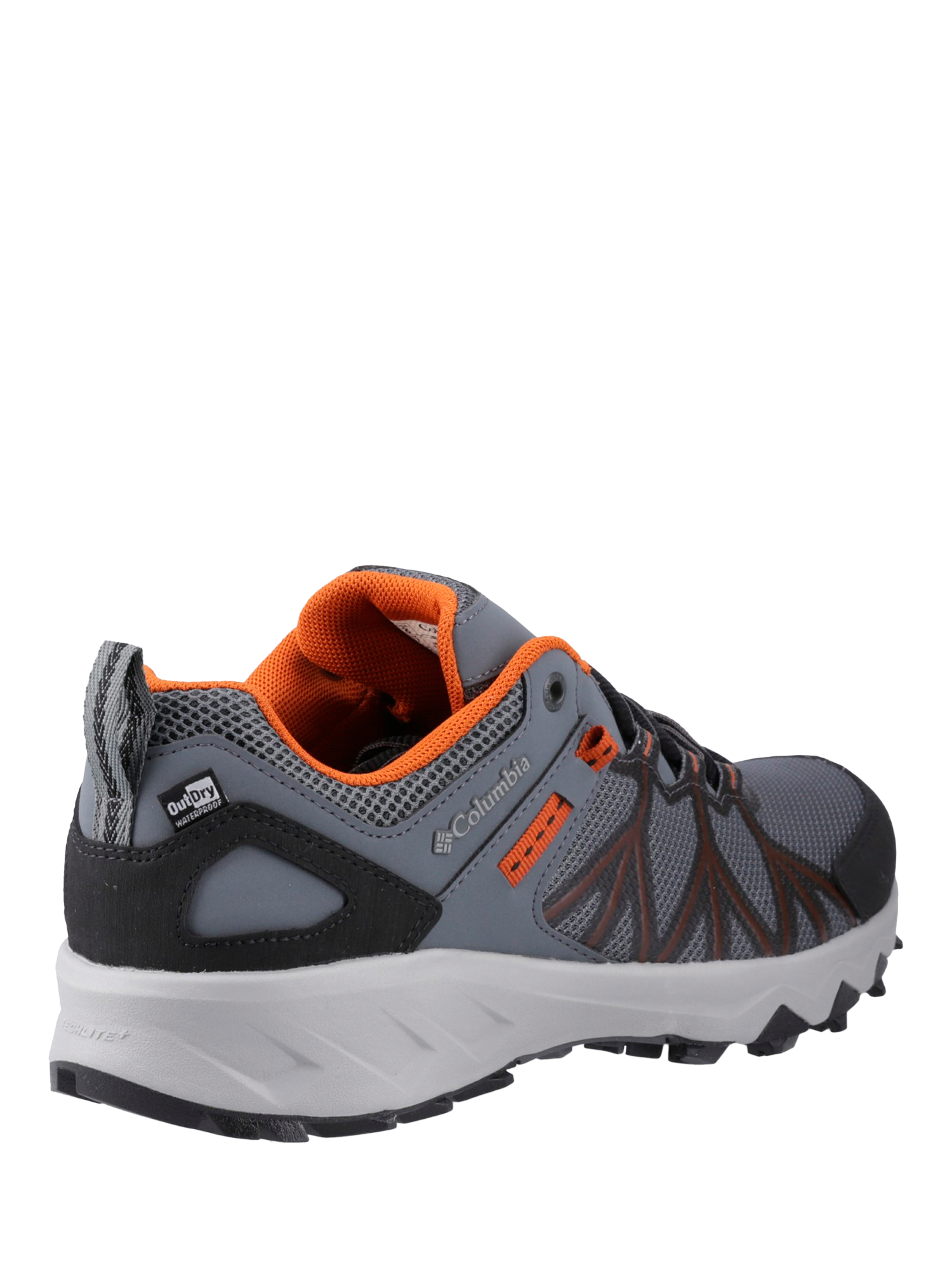 Product image 3 of 4, which shows Columbia Peakfreak II Outdry Hiking Shoes, Grey, 7