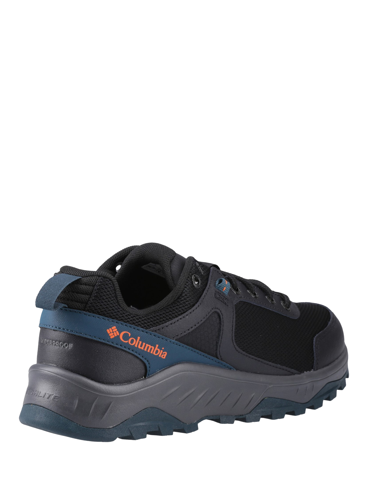 Product image 3 of 4, which shows Columbia Trailstorm Ascend Hiking Shoes, Black/Grey, 7