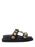 Kurt Geiger London Orson Multi Studded Sandals, Black/Multi