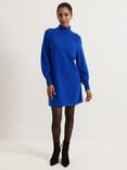 Phase Eight Ellie Chunky Knit Dress, Blue