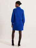 Phase Eight Ellie Chunky Knit Dress, Blue