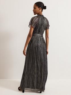 Phase Eight Riah Shimmer Dress, Multi - view 2, Multi