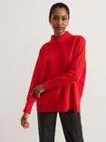 Phase Eight Alice Wool Rich Jumper, Red