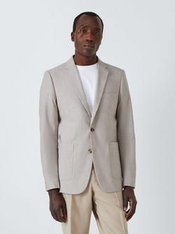 Kin Arlen Dogtooth Slim Fit Blazer, Neutral, Neutral