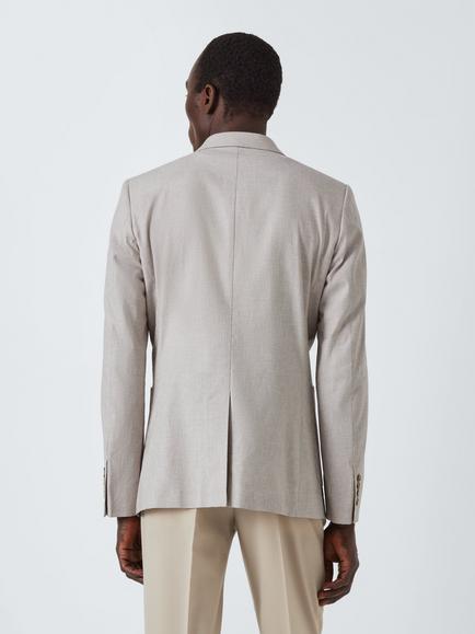 Kin Arlen Dogtooth Slim Fit Blazer, Neutral - view 2, Neutral