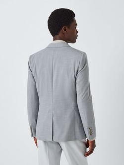 Kin Noah Grid Slim Fit Blazer, Light Grey - view 2, Light Grey