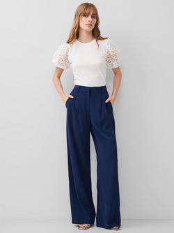 French Connection Harrie Suit Trousers, Midnight Blue