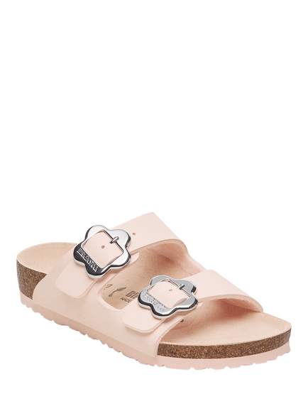 Birkenstock Kids' Arizona Flower Buckle Sandals, Light Rose - view 2, Light Rose