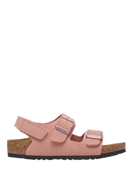 Birkenstock Kids' Milano Open Toe Sandals, Pink Clay, Pink Clay