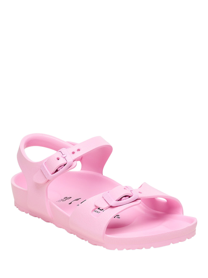 Product image 2 of 3, which shows Birkenstock Kids' Rio Sandals, Fondant Pink, EU24