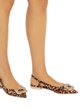 Dune London Confidence Solitaire Slingback Flats, Multi