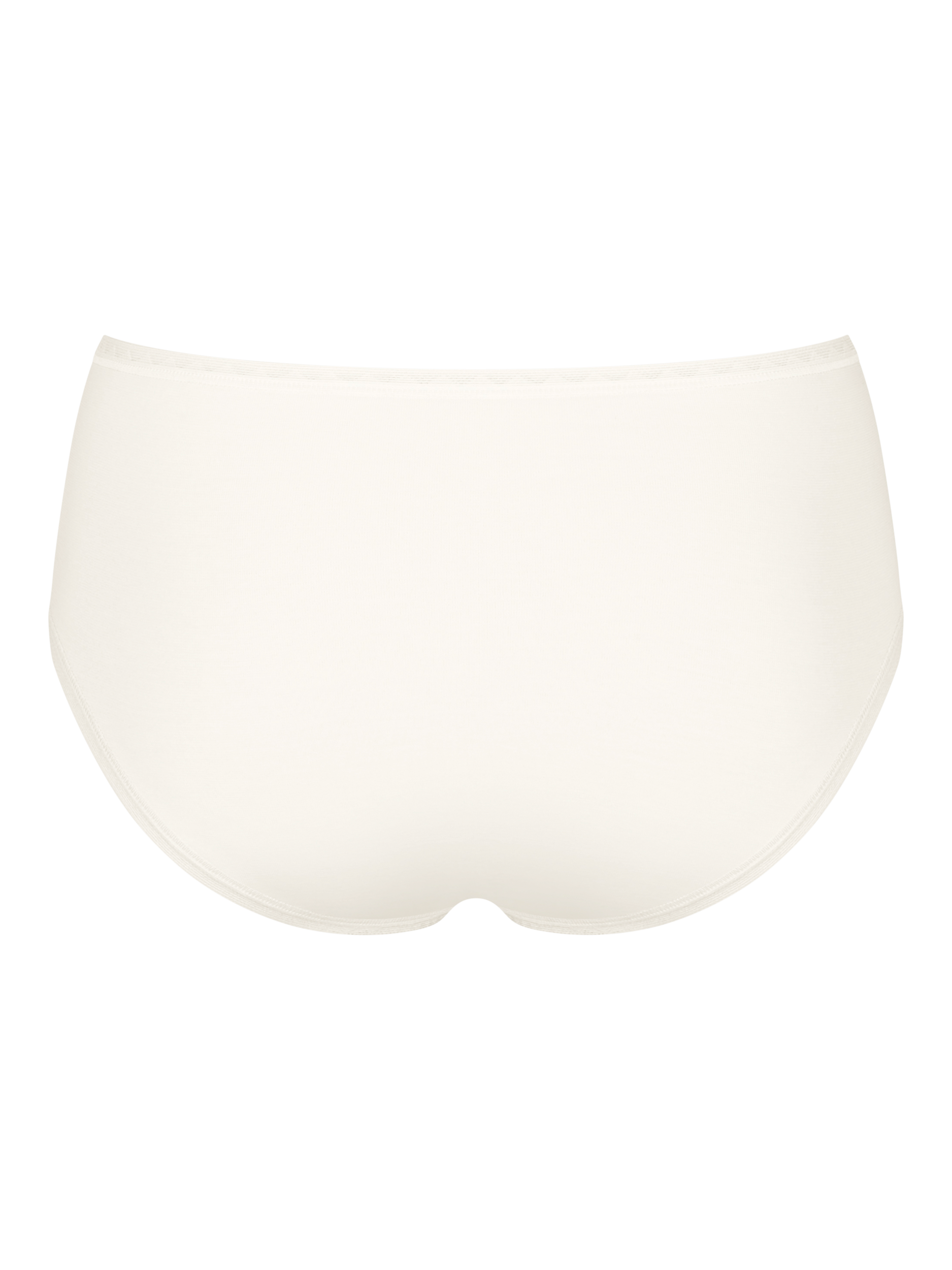 Product image 7 of 8, which shows sloggi GO Organic Cotton Midi Knickers, Silk White, L
