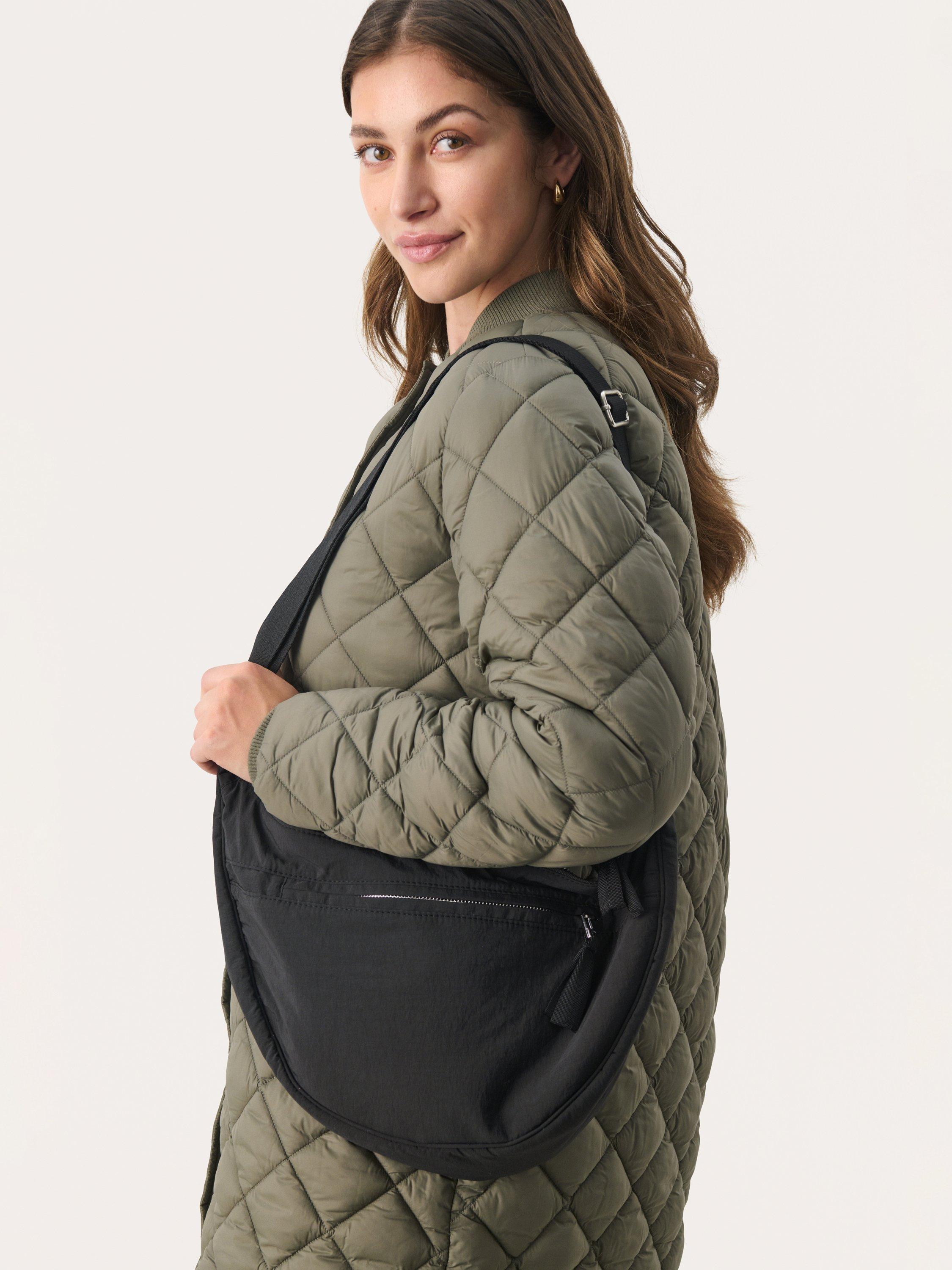 Product image 3 of 4, which shows Part Two Luane Half Moon Bag, Black