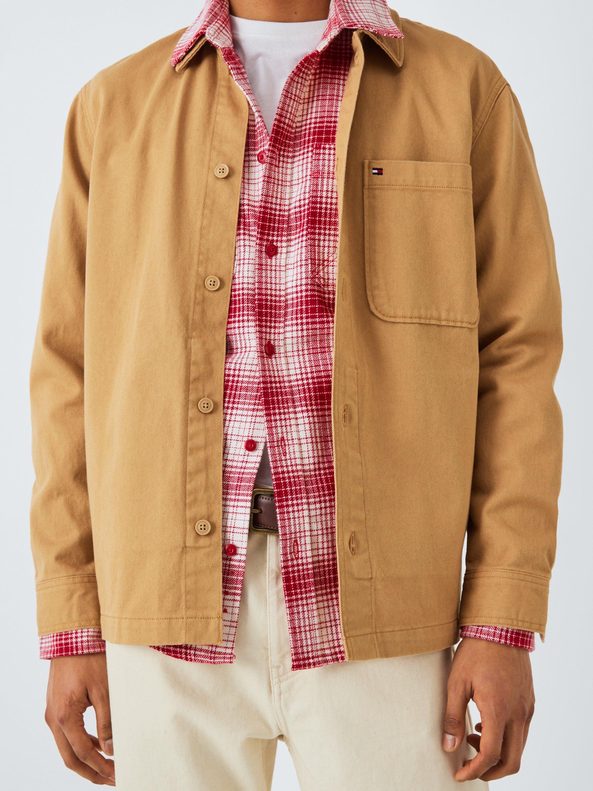 Product image 6 of 6, which shows Dickies Evansville Cotton Regular Fit Check Shirt, English Red, S
