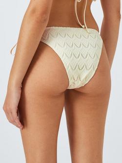 AND/OR Solait String Bikini Bottoms, Ivory - view 2, Ivory