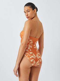 AND/OR Paloma Bandeau Swimsuit, Orange - view 2, Orange