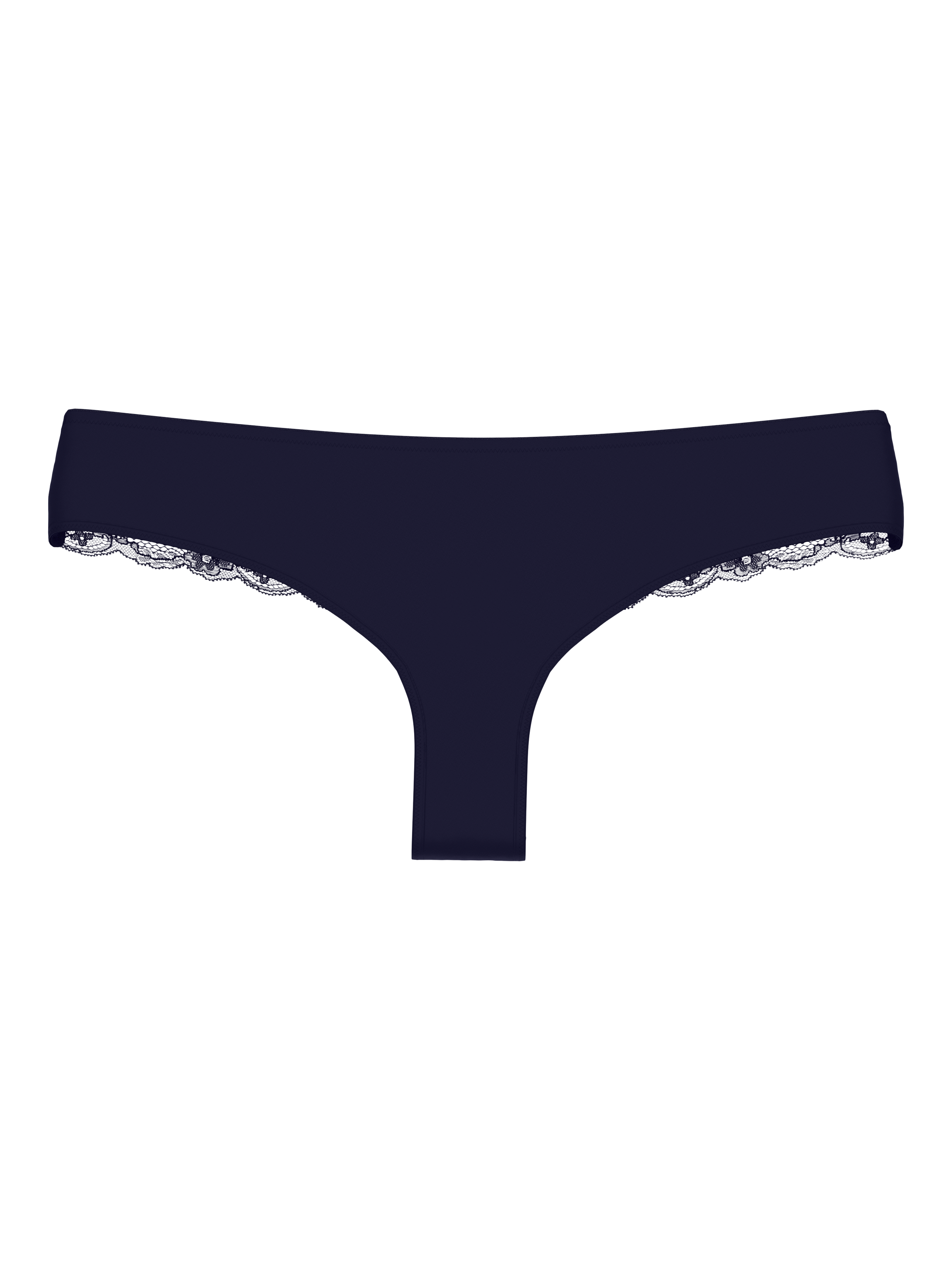 Product image 5 of 5, which shows Triumph Lovely Micro Brazilian Thong, Dark Blue, S