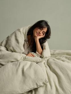 Bedfolk 100% Linen Bedding - view 2, Sage