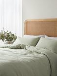 Bedfolk 100% Linen Bedding, Sage