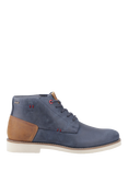 Pod Aries Leather Chukka Boots, Navy