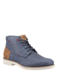 Pod Aries Leather Chukka Boots, Navy