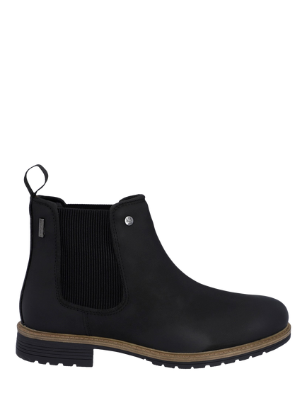 Hunter Jura Leather Dealer Ankle Boots, Black