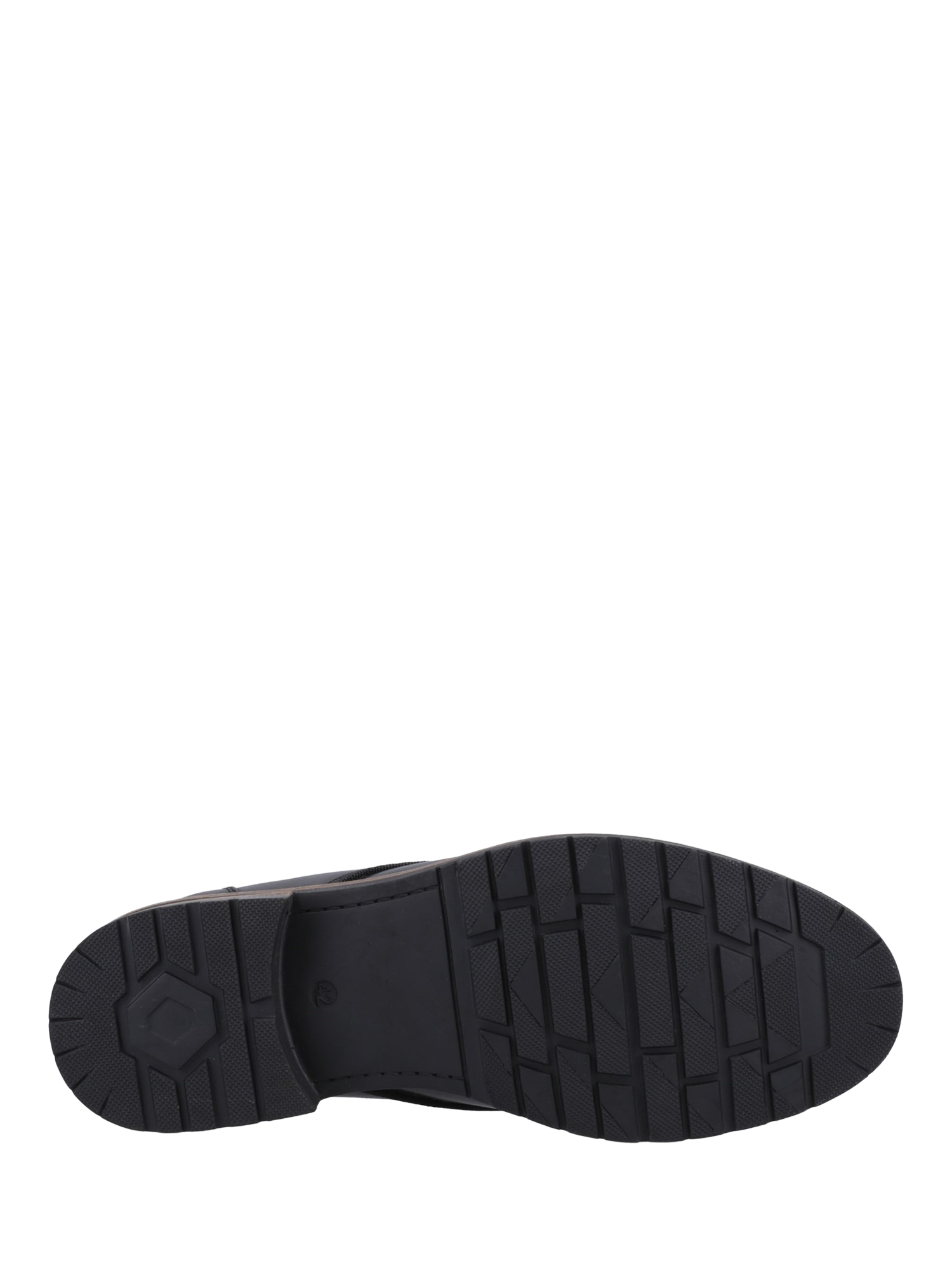 Product image 4 of 4, which shows Hush Puppies Ricky Leather Chukka Boots, Black, 6