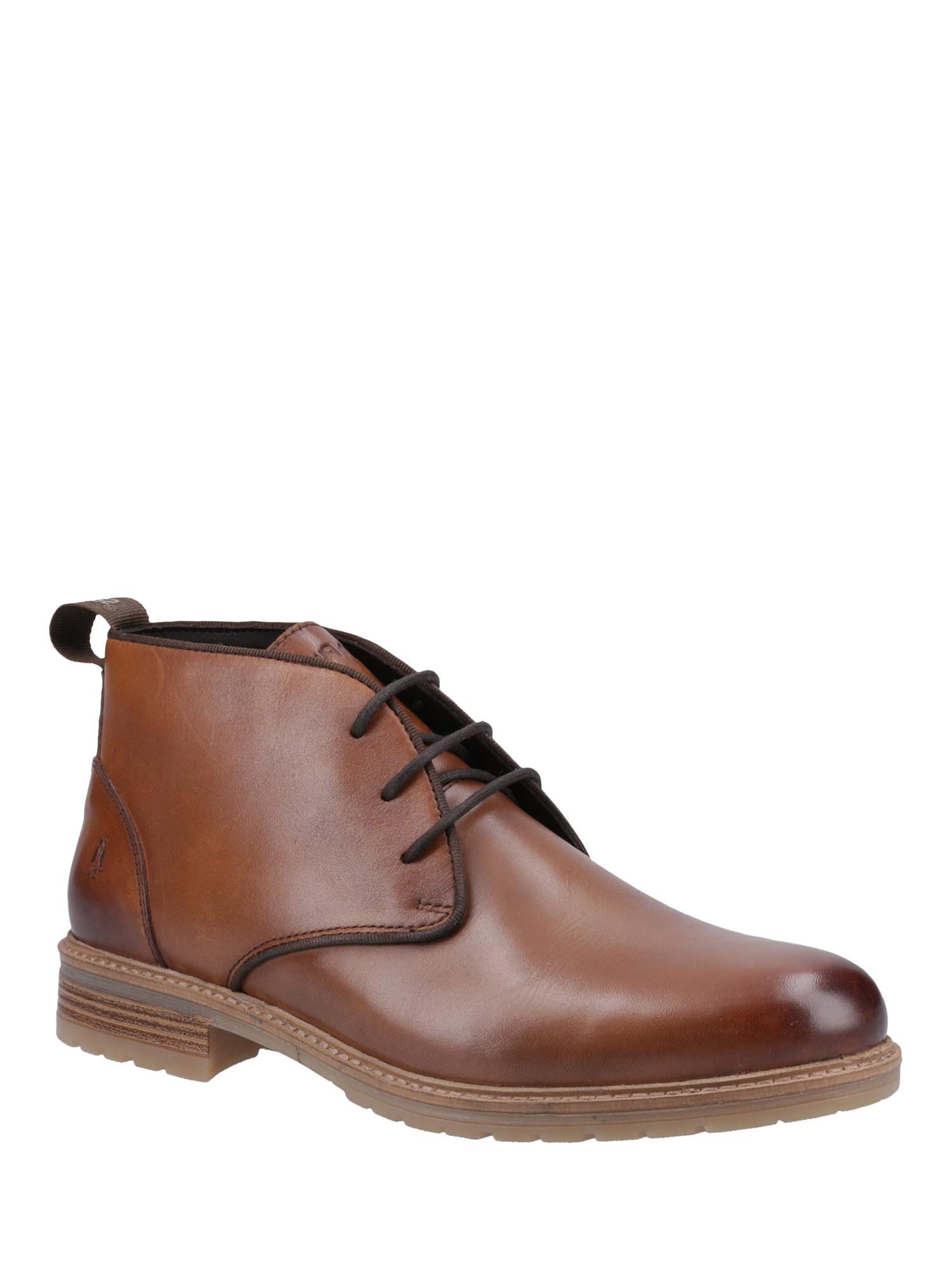 Hush Puppies Ricky Leather Chukka Boots Tan