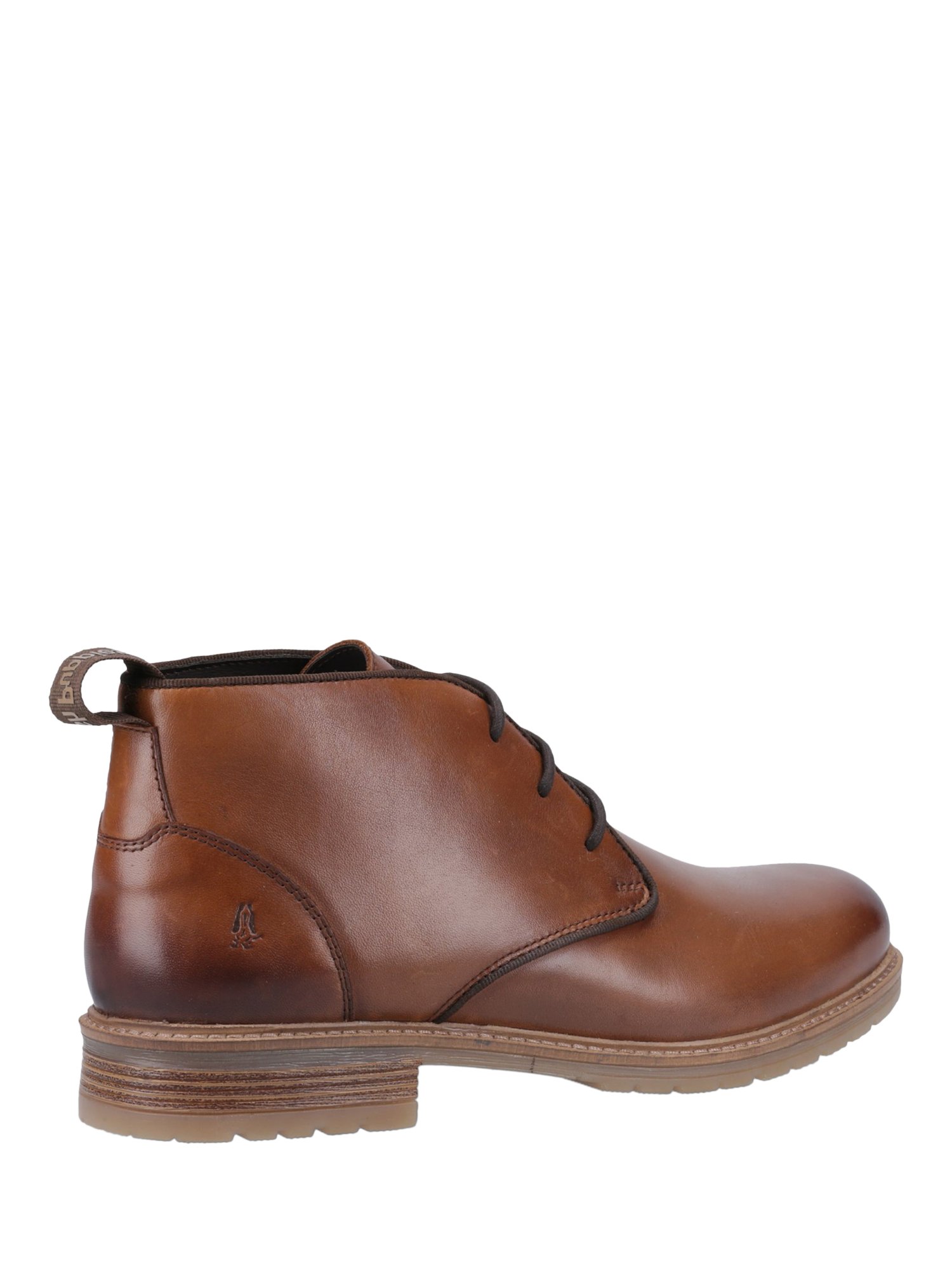 Product image 3 of 4, which shows Hush Puppies Ricky Leather Chukka Boots, Tan, 6