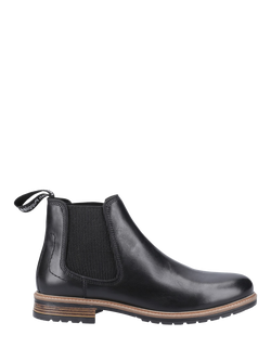 Hush Puppies Russell Leather Chelsea Boots, Black