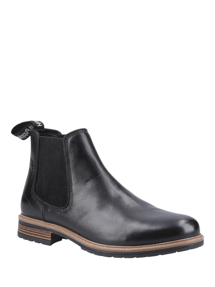 Hush Puppies Russell Leather Chelsea Boots - view 2, Black