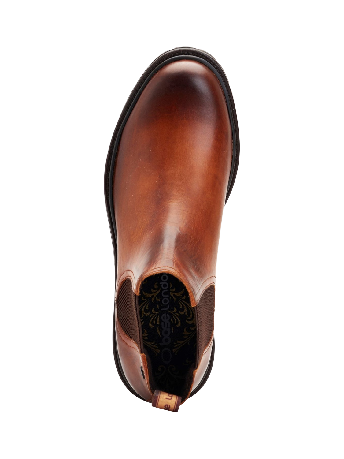 Product image 5 of 5, which shows Base London Walsh Leather Chelsea Boots, Tan, 7