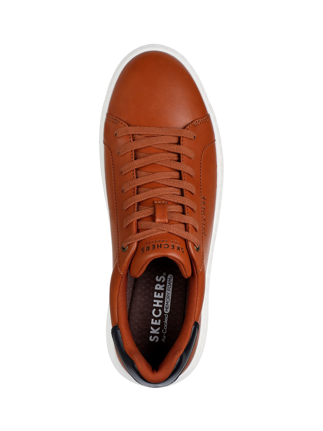 Product image 4 of 4, which shows Skechers Court Break Suit Trainers, Brown, 6