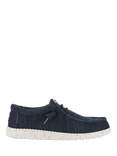 Hey Dude Wally Stretch Mesh Shoes, Navy