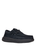 Hey Dude Wally X Suede Slip-On Shoes, Black