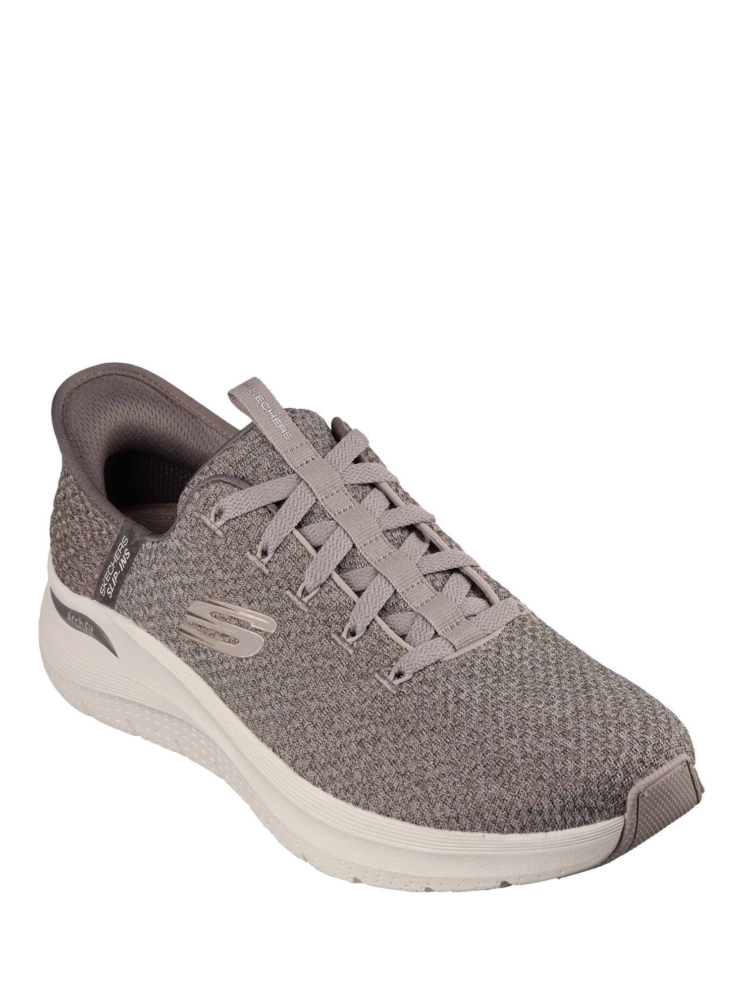 Product image 2 of 4, which shows Skechers Arch Fit 2.0 Look Ahead Slip-In Shoes, Taupe, 6