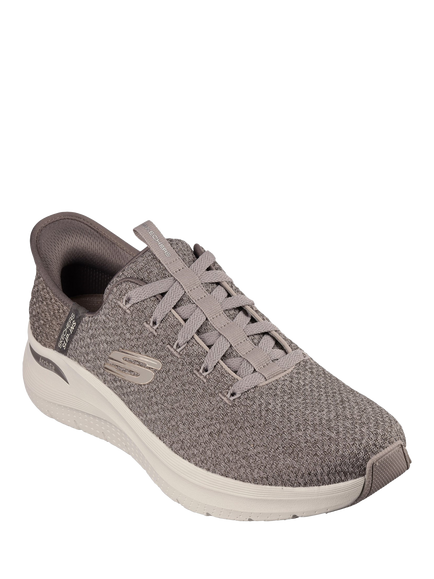Skechers Arch Fit 2.0 Look Ahead Slip-In Shoes, Taupe - view 2, Taupe