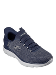 Skechers Hands Free Summits Key Pace Slip In Shoes, Navy