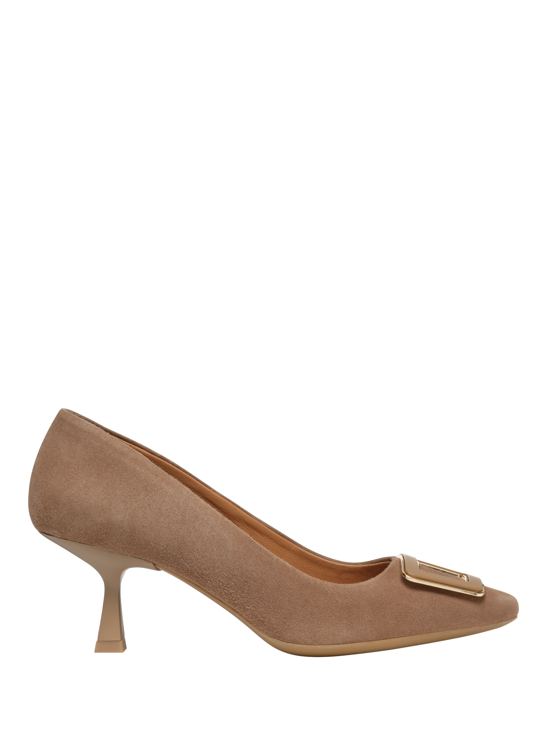 Geox Giselda R Suede Heeled Courts, Mud