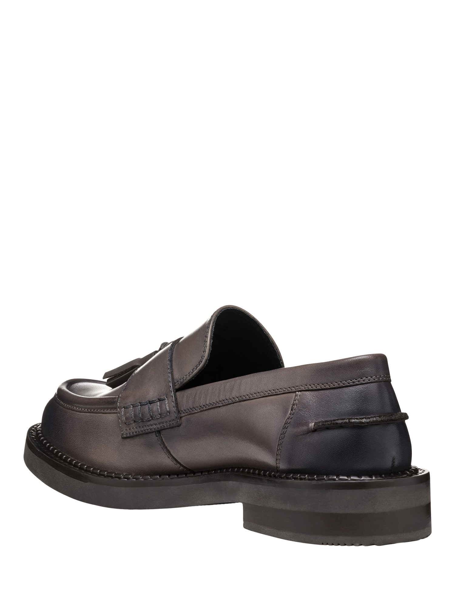 Product image 3 of 7, which shows Geox Serilda Leather Chunky Loafers, Taupe, EU38