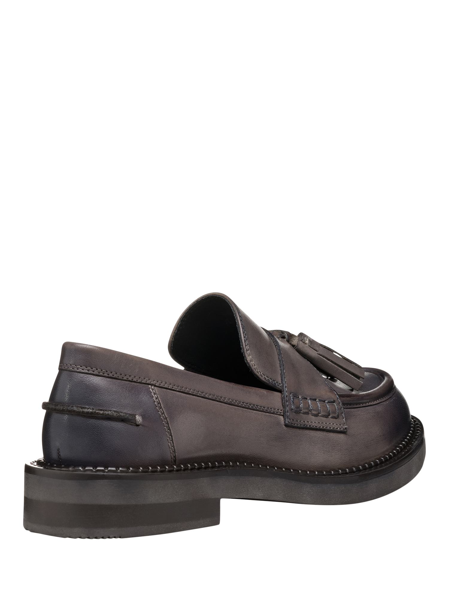 Product image 4 of 7, which shows Geox Serilda Leather Chunky Loafers, Taupe, EU38