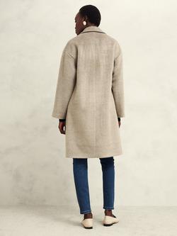 Hobbs Bhavina Wool Blend Coat, Neutral - view 2, Neutral