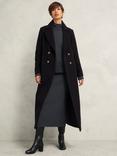 Hobbs Brittany Wool Rich Coat, Black