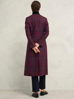 Hobbs Patricia Wool Rich Coat, Pink/Multi - view 2, Pink/Multi