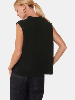 Whistles Wool Sleeveless Tank Top - view 2, Black