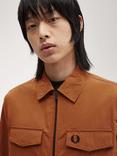 Fred Perry Pocket Detailed Overshirt, Marmalade